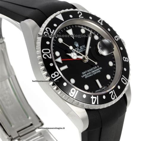 rolex gmt con cinturino in gomma